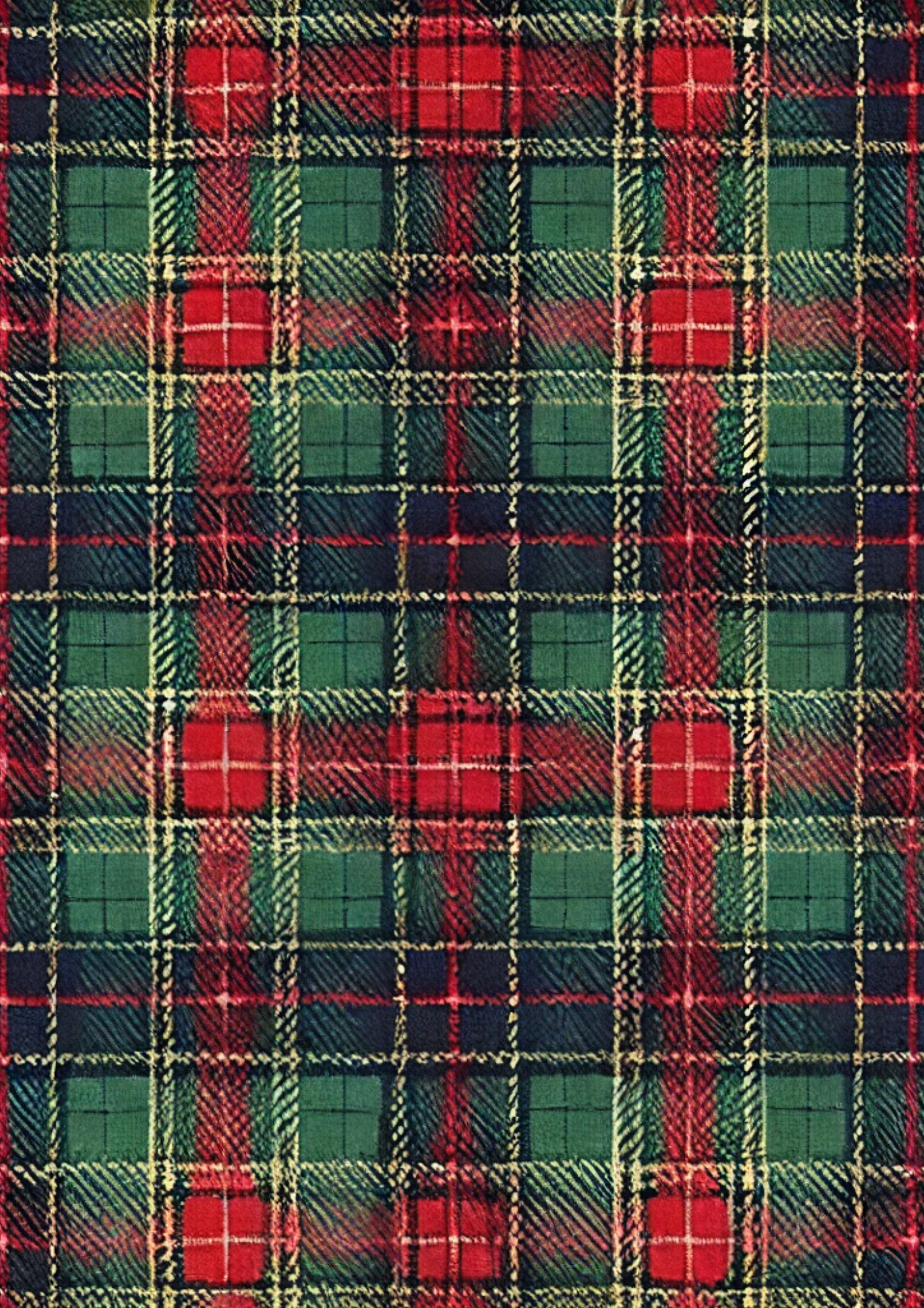 Reispapier für Decoupage, schottisches Karomuster, Tartan, vollständig, Kat. Nr. 4313