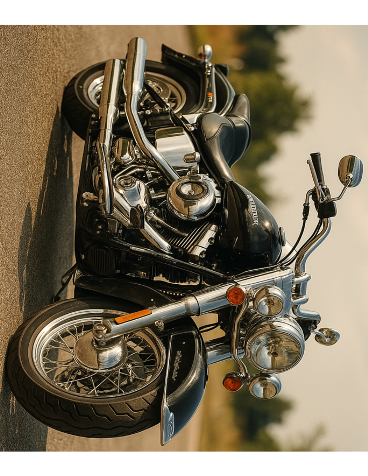 Reispapier für Decoupage Motorrad Voll Kat. Nr. 4548