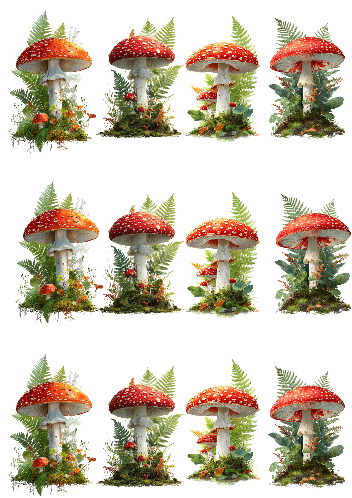 Reispapier für Decoupage Barocke Weihnachtsglocke 3 Collage Kat. Nr. 2793