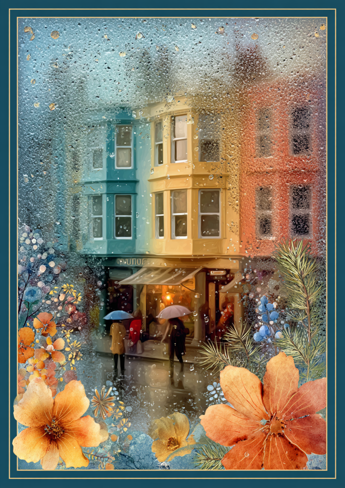 Rice Paper For Decoupage Christmas Window Full Cat. No. 5398