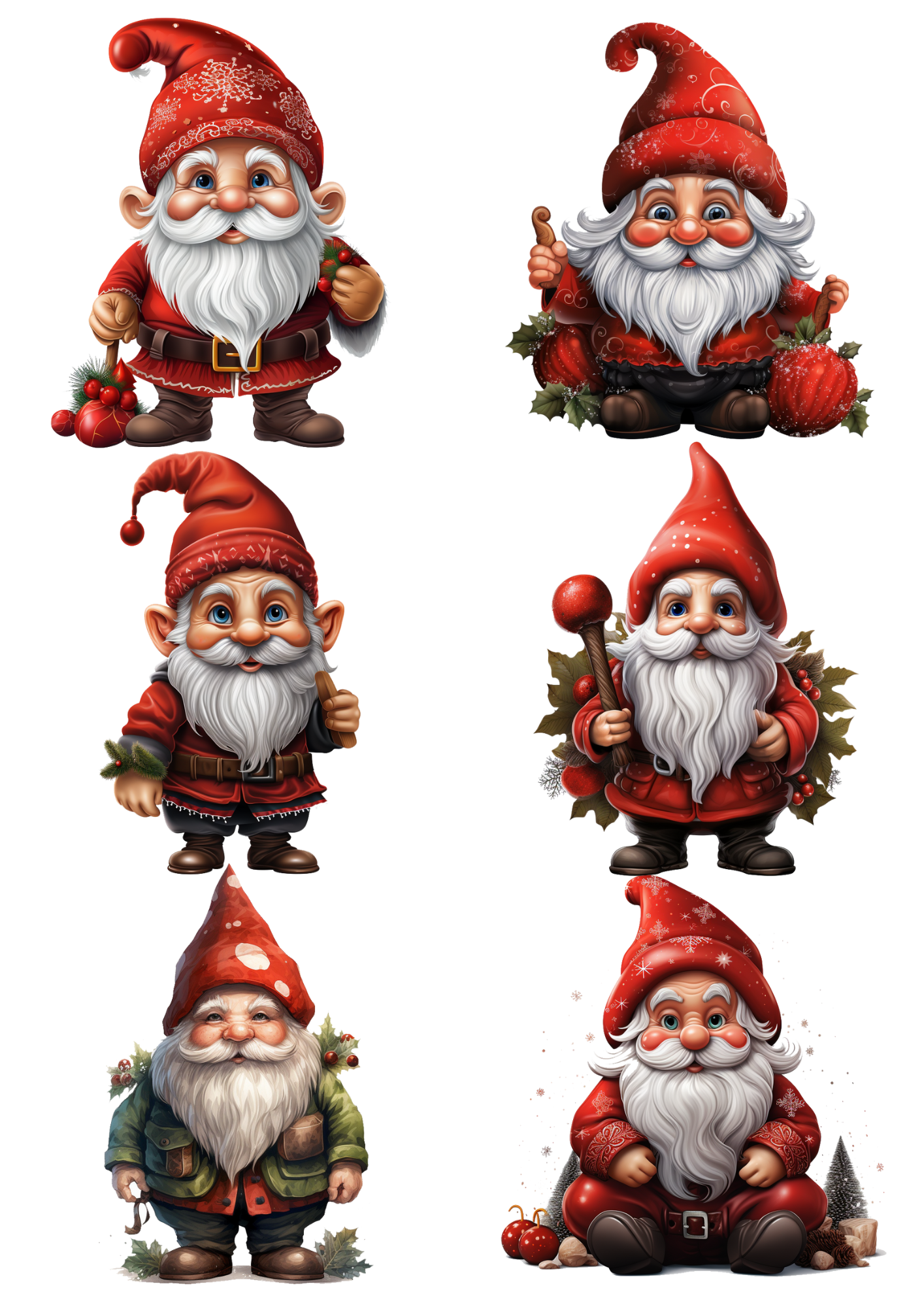 Rice Paper For Decoupage Leprechauns Collage Cat. No. 5629