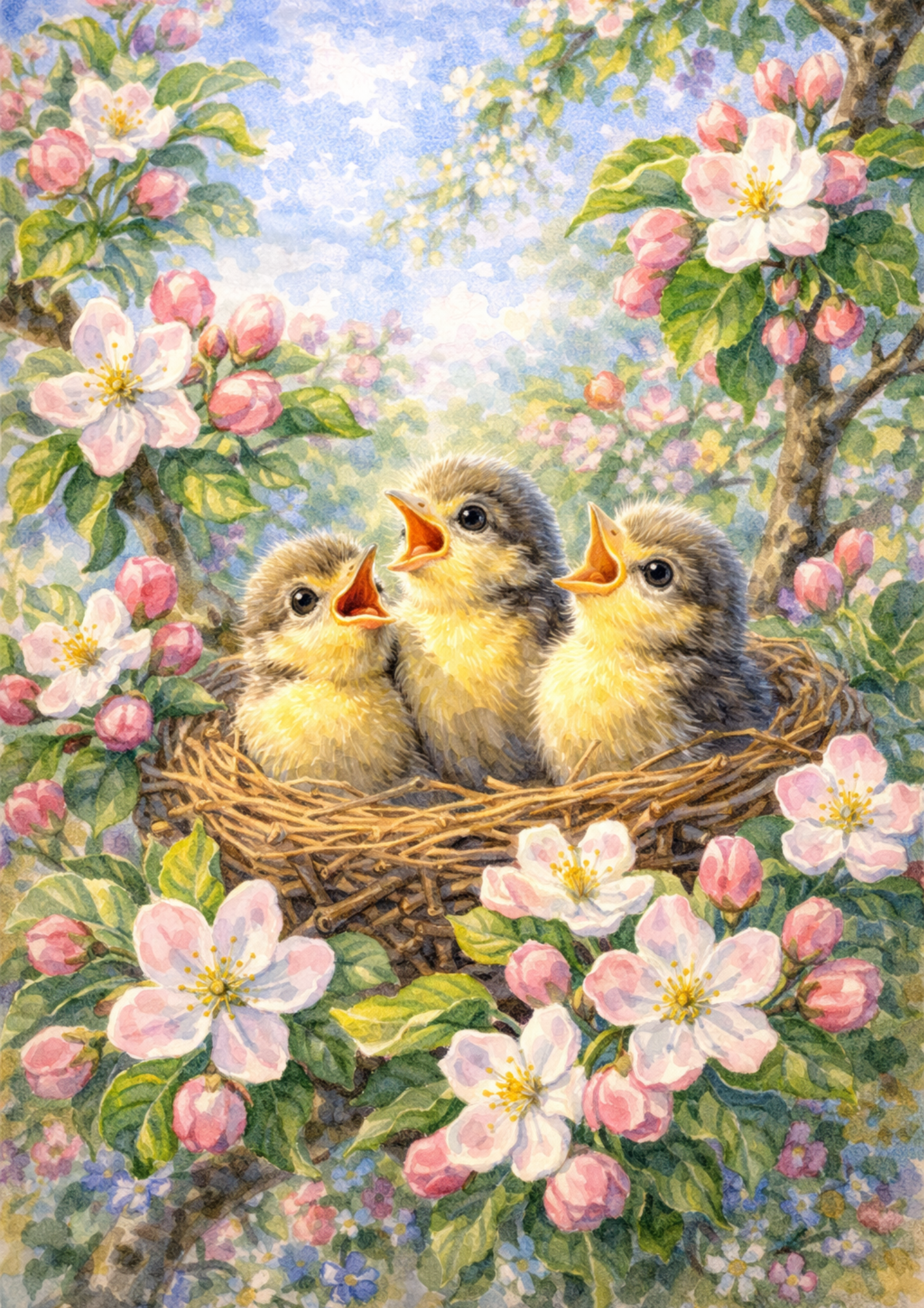 Reispapier für Decoupage, Blumenhintergrund, vollständig, Kat. Nr. 4809