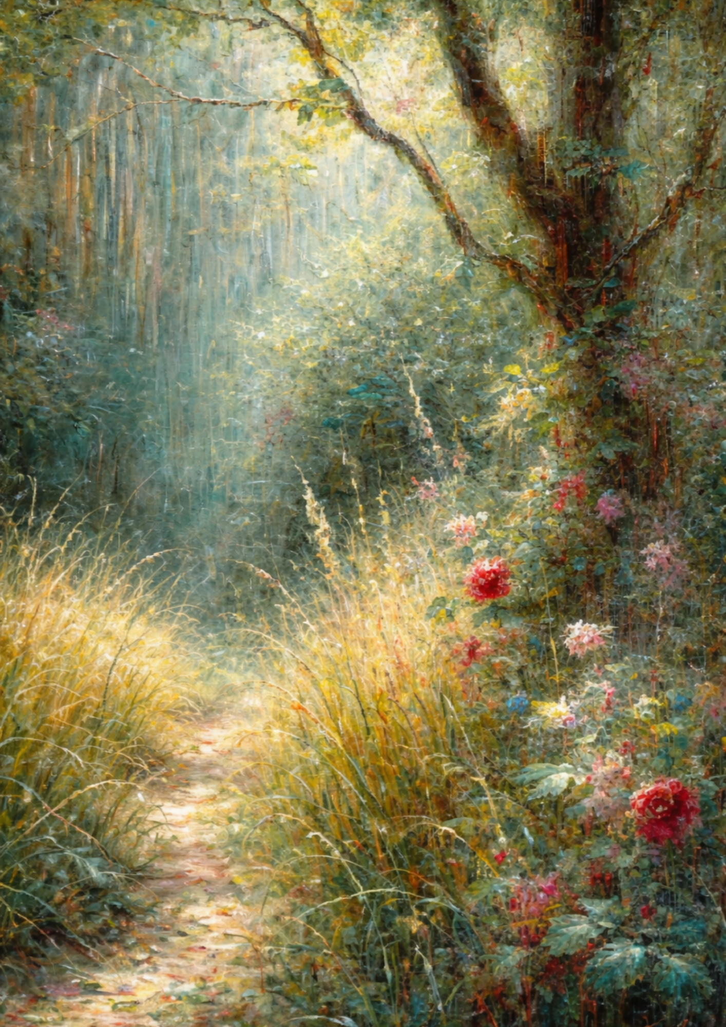 Rice Paper For Decoupage Secret Garden Full Cat. No. 8625