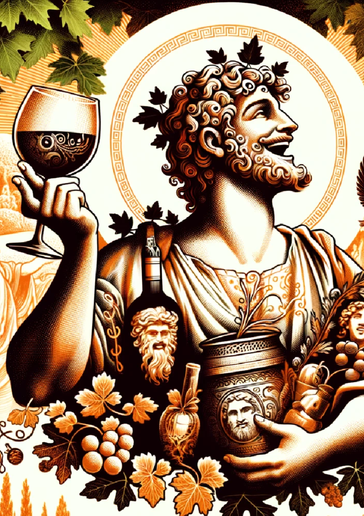 Reispapier für Decoupage Dionysus Full Cat Nr. 900