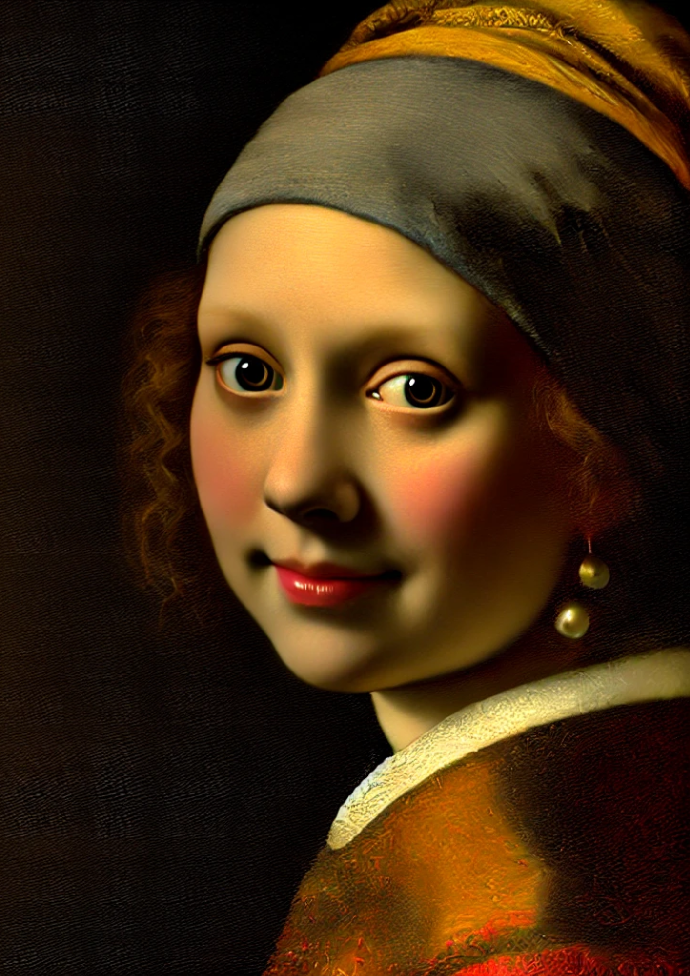 Reispapier für Decoupage Frau im Stil von Rembrandt Vollständige Kat.-Nr. 1913