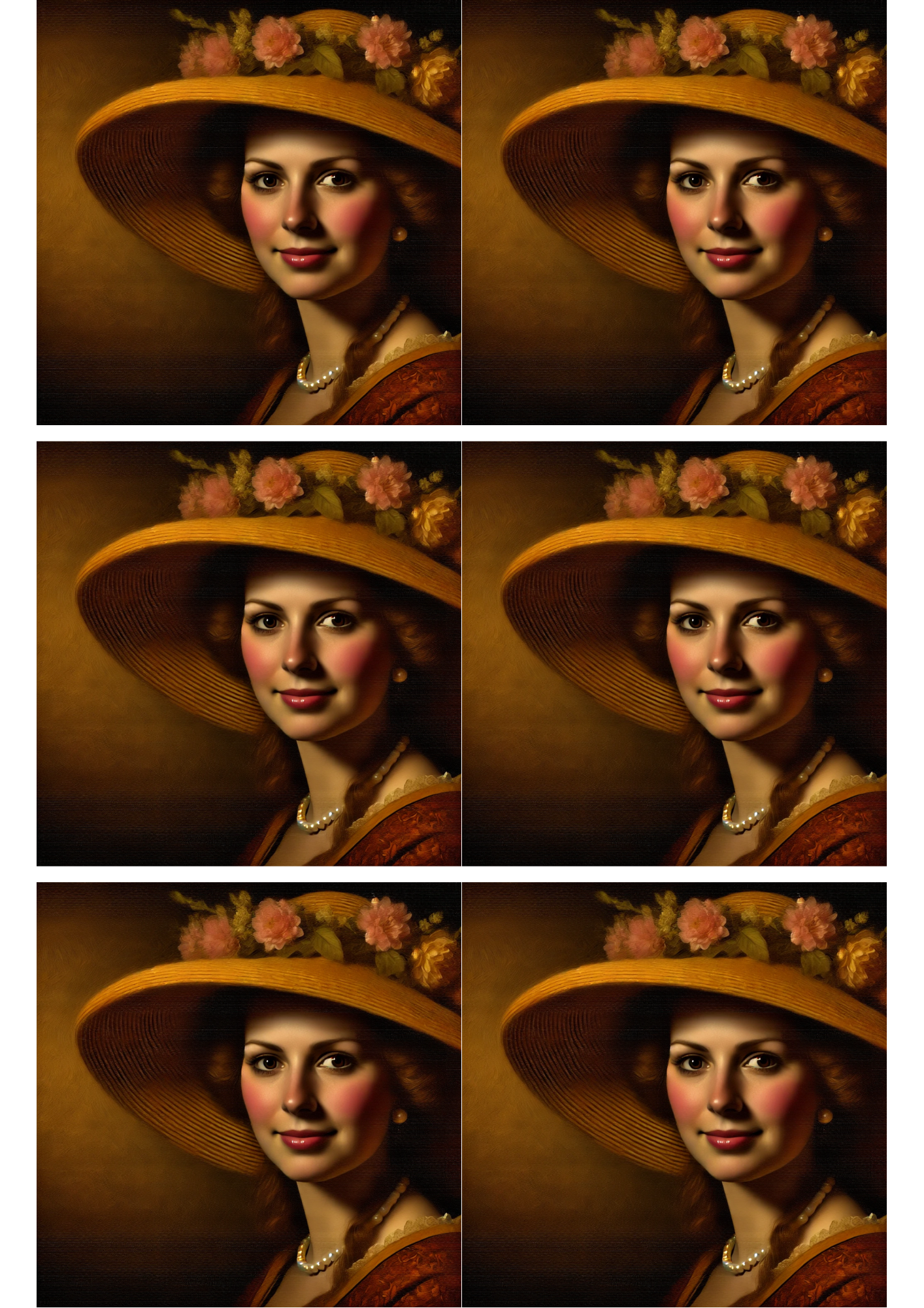 Reispapier für Decoupage Frau im Rembrandt-Stil 5 Collage Kat. Nr. 2006