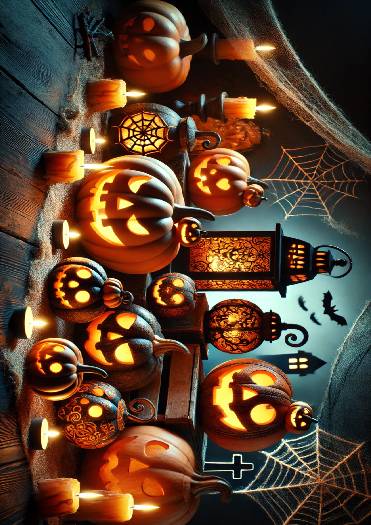 Reispapier für Decoupage Halloween-Laterne, vollständig, Kat.-Nr. 1621