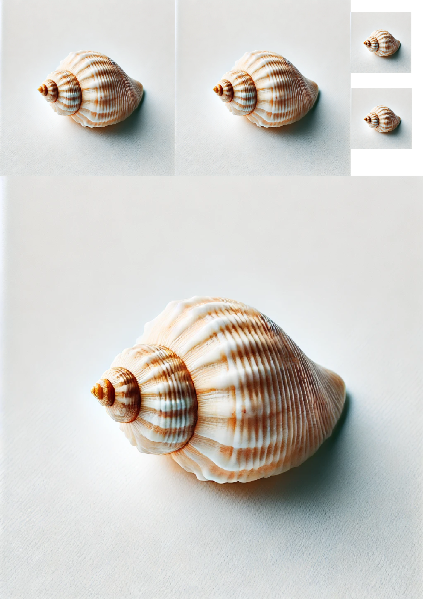 Reispapier für Decoupage-Muschelcollage, Kat.-Nr. 1347