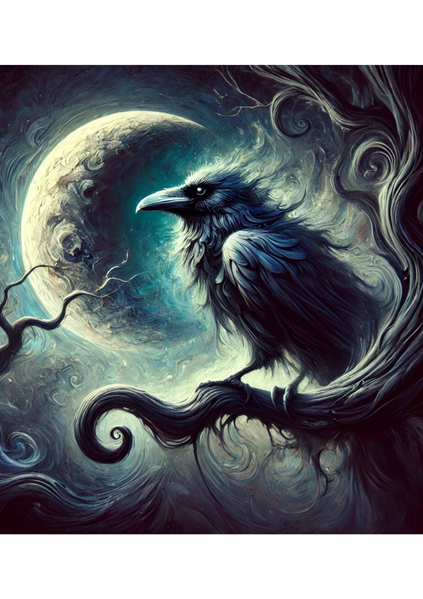 Reispapier für Decoupage Raven Surreal Full Kat. Nr. 2890