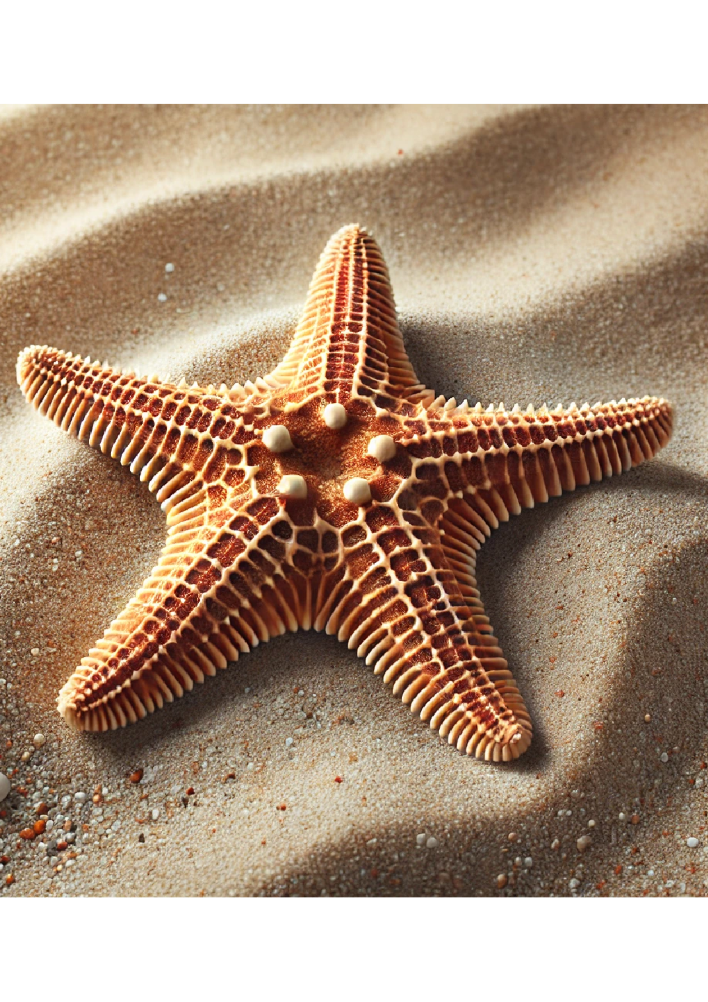 Reispapier für Decoupage Seestern auf Sand Voll Kat. Nr. 1380