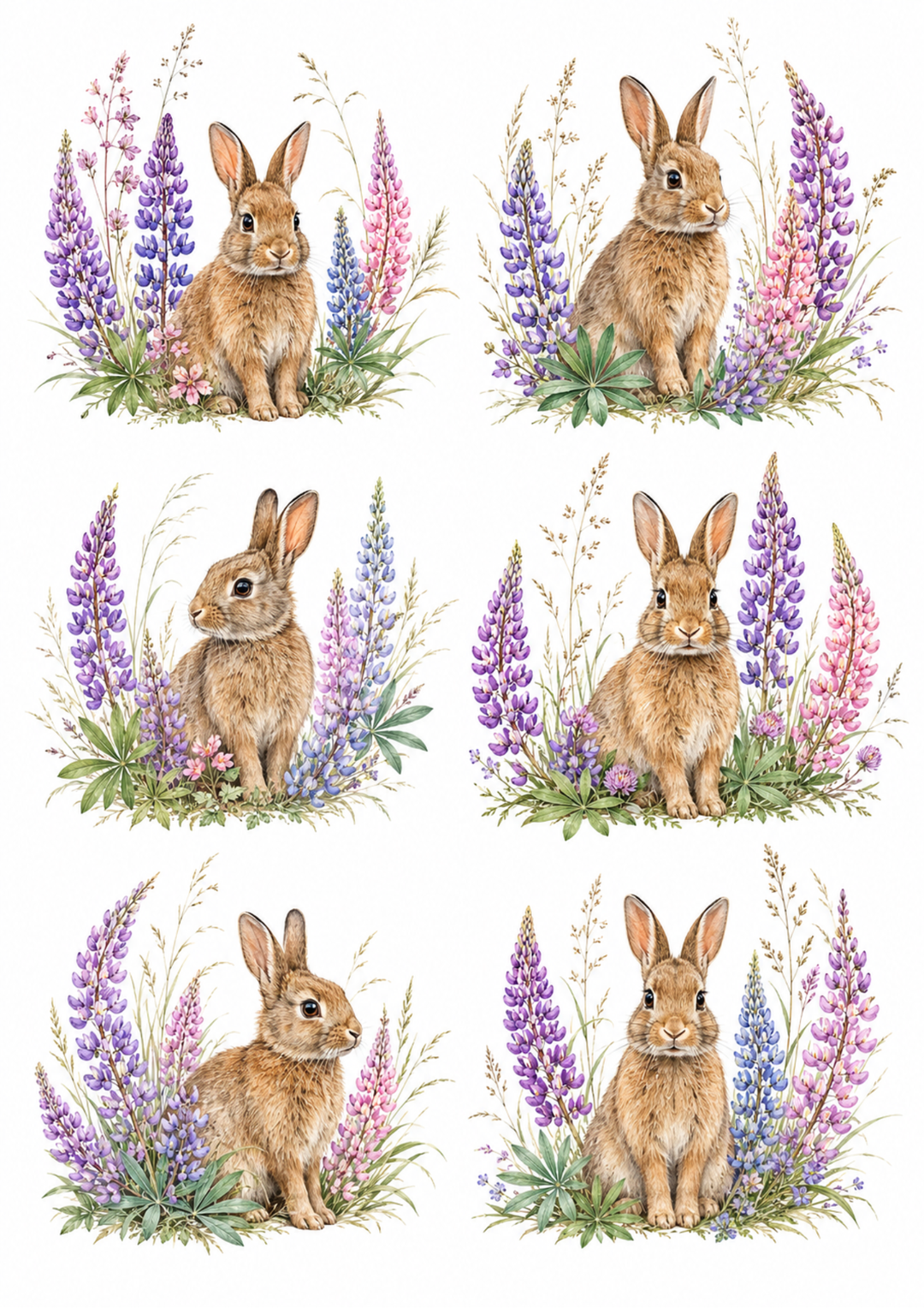Reispapier für Decoupage, Blumenhintergrund, vollständig, Kat. Nr. 4809