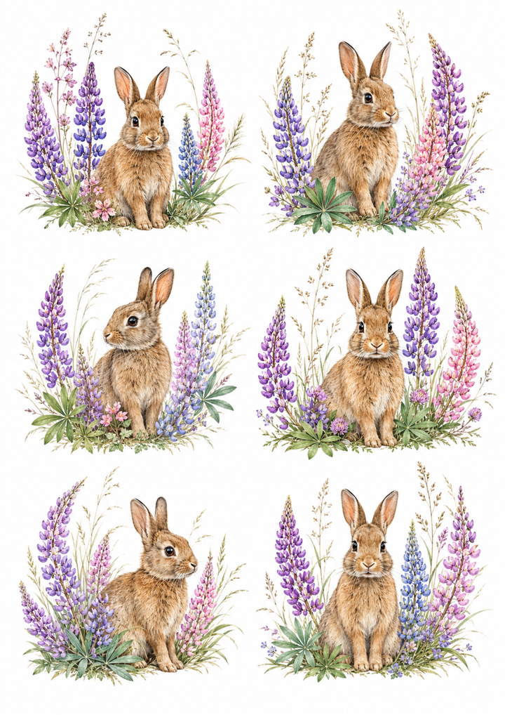 Reispapier für Decoupage, Blumenhintergrund, vollständig, Kat. Nr. 4809