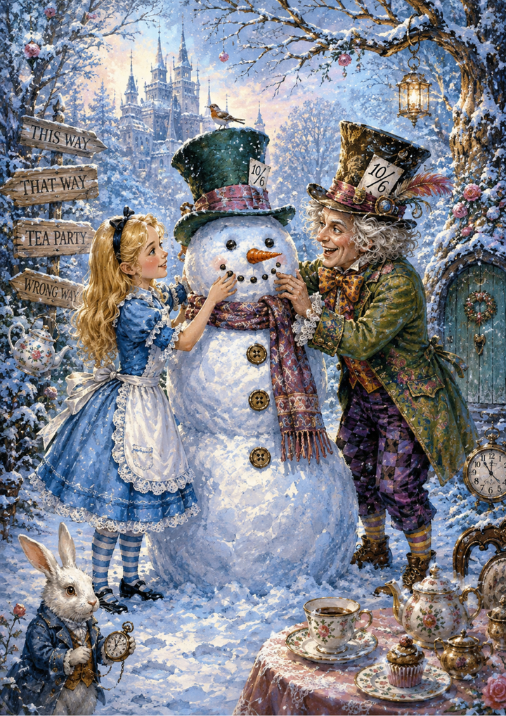 Rice Paper For Decoupage - Alice, Let&
