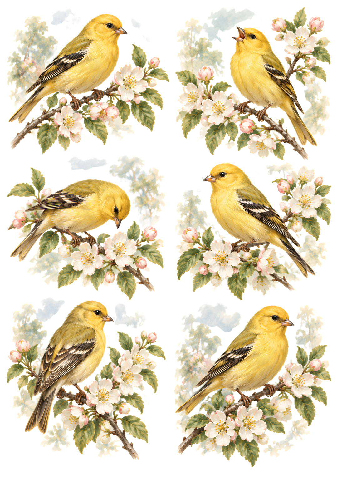 Reispapier für Decoupage, Blumenhintergrund, vollständig, Kat. Nr. 4809