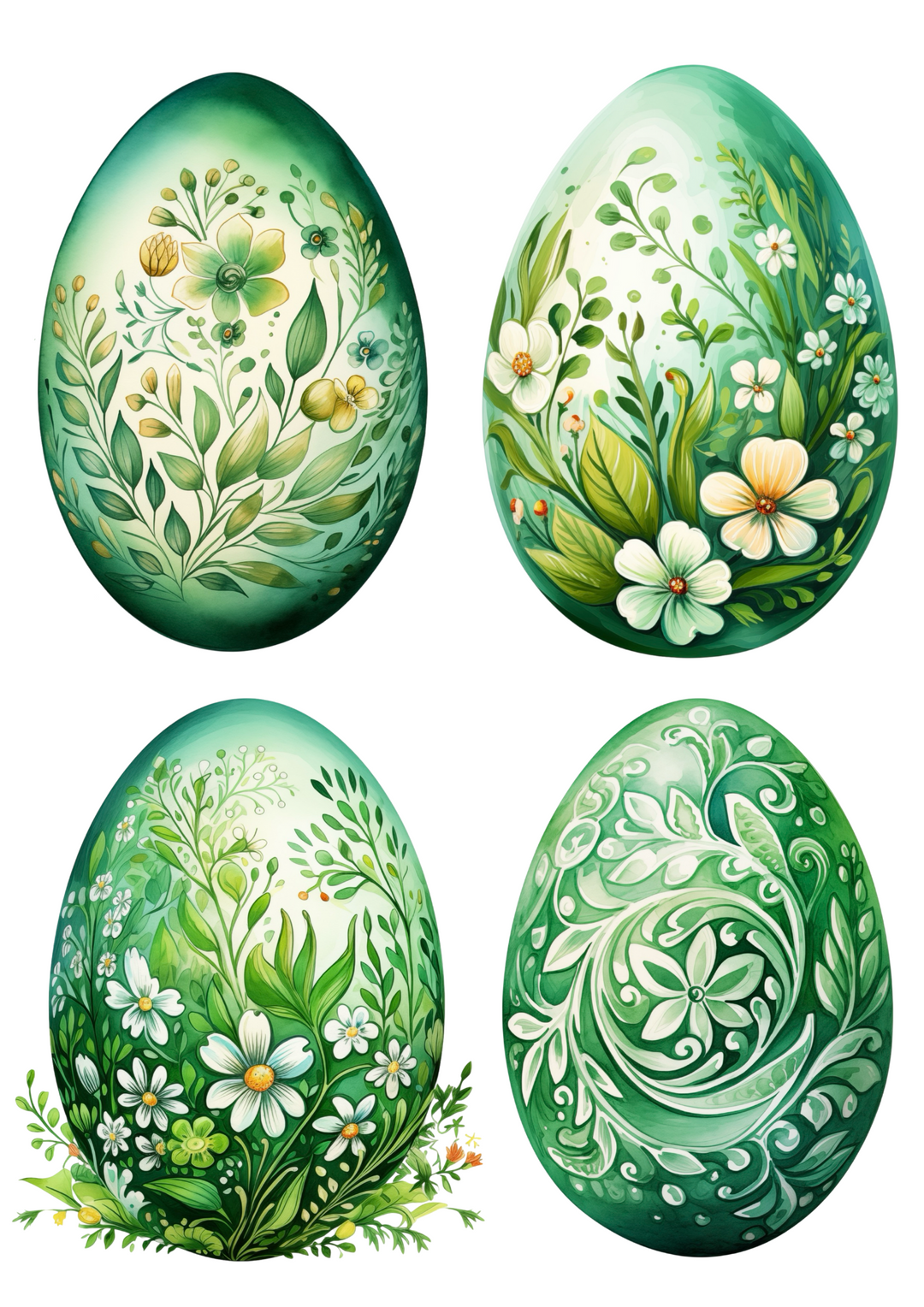 Reispapier für Decoupage-Ostereier in Blumencollage Kat. Nr. 4306