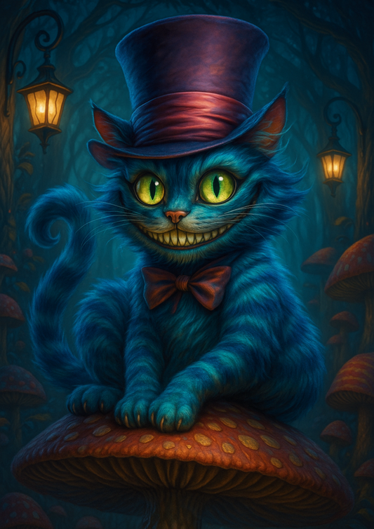 Rice Paper For Decoupage Cheshire Cat Alice In Wonderland Full Cat. No. 4490