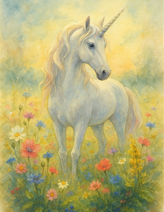 Reispapier für Decoupage Einhorn Voll Kat. Nr. 4603