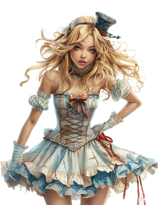 Reispapier für Decoupage Alice im Wunderland, vollständige Kat.-Nr. 4627