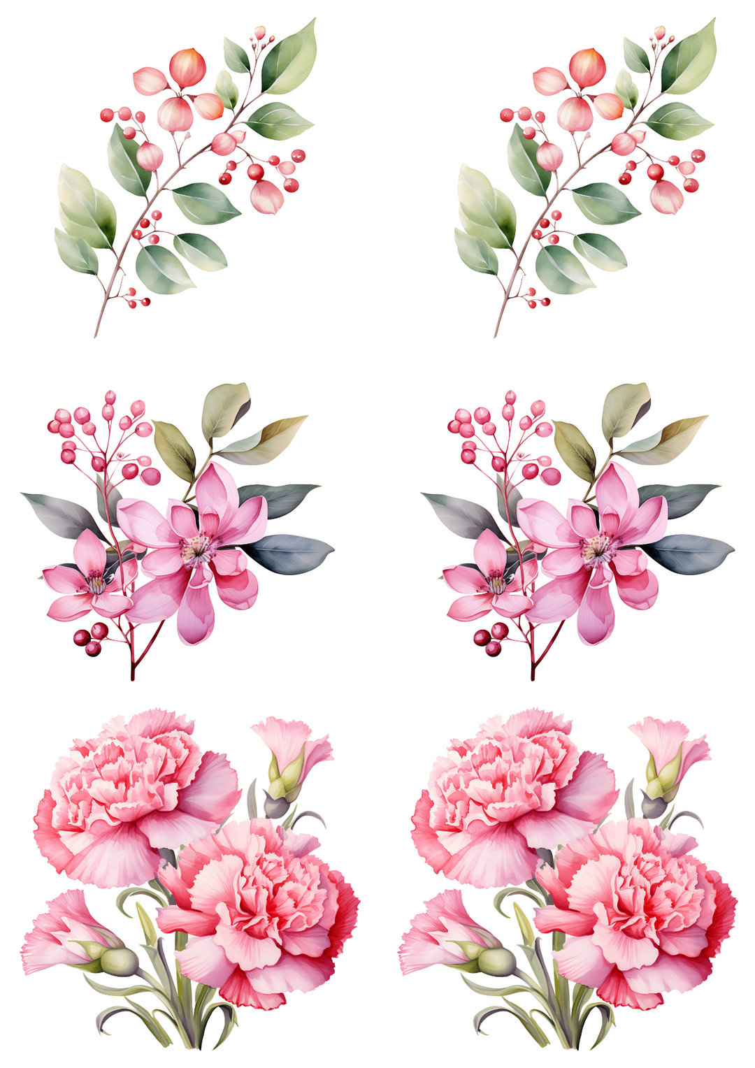 Reispapier für Decoupage Garten Sommerblumen Collage Kat. Nr. 4796