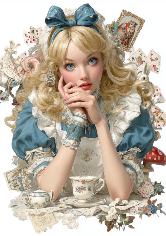 Reispapier für Decoupage Alice im Wunderland, vollständige Kat.-Nr. 4970