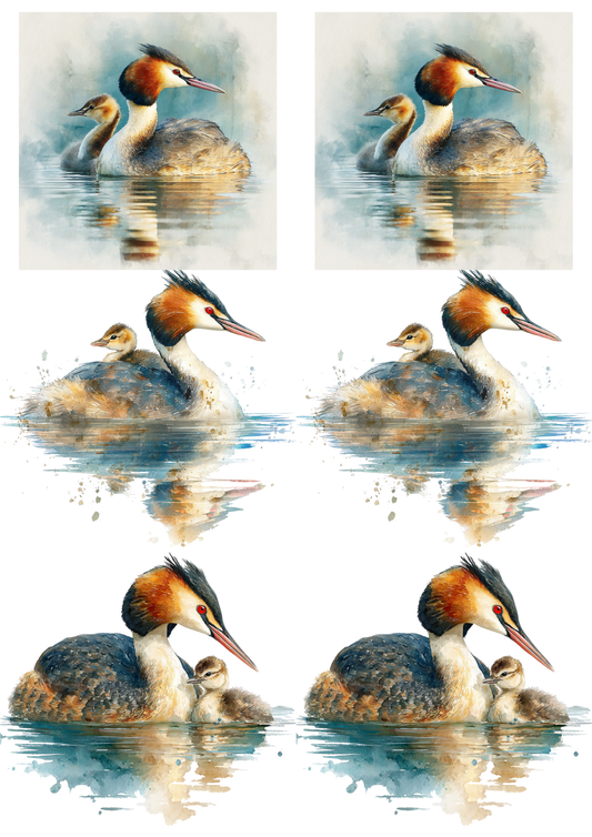 Reispapier für Decoupage Barocke Weihnachtsglocke 3 Collage Kat. Nr. 2793