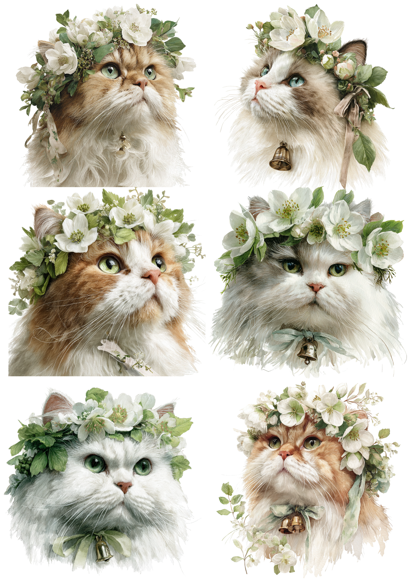 Reispapier für Decoupage Barocke Weihnachtsglocke 3 Collage Kat. Nr. 2793