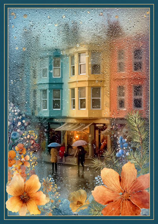 Rice Paper For Decoupage Christmas Window Full Cat. No. 5398