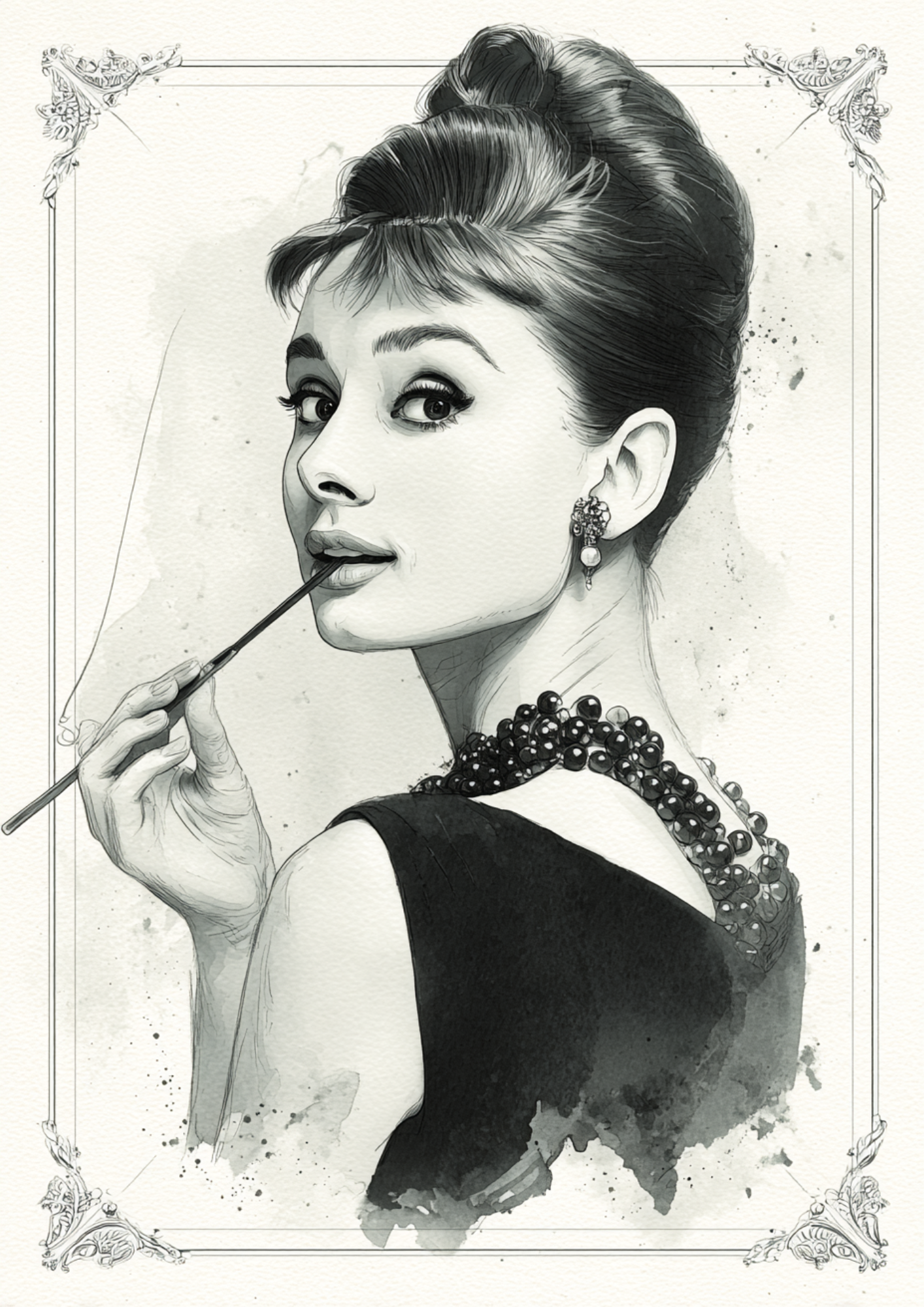 Rice Paper For Decoupage Audrey Hepburn Full Cat. No. 5420