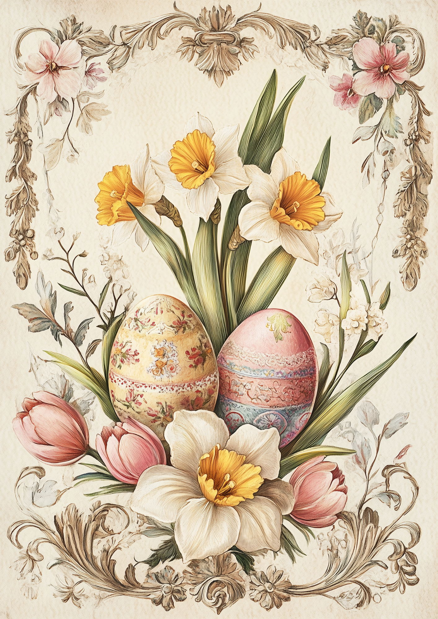 Reispapier für Decoupage, Blumenhintergrund, vollständig, Kat. Nr. 4809
