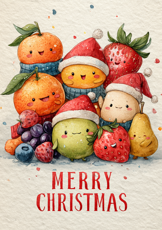 Rice Paper For Decoupage Christmas Fruit Full Cat. No. 5573