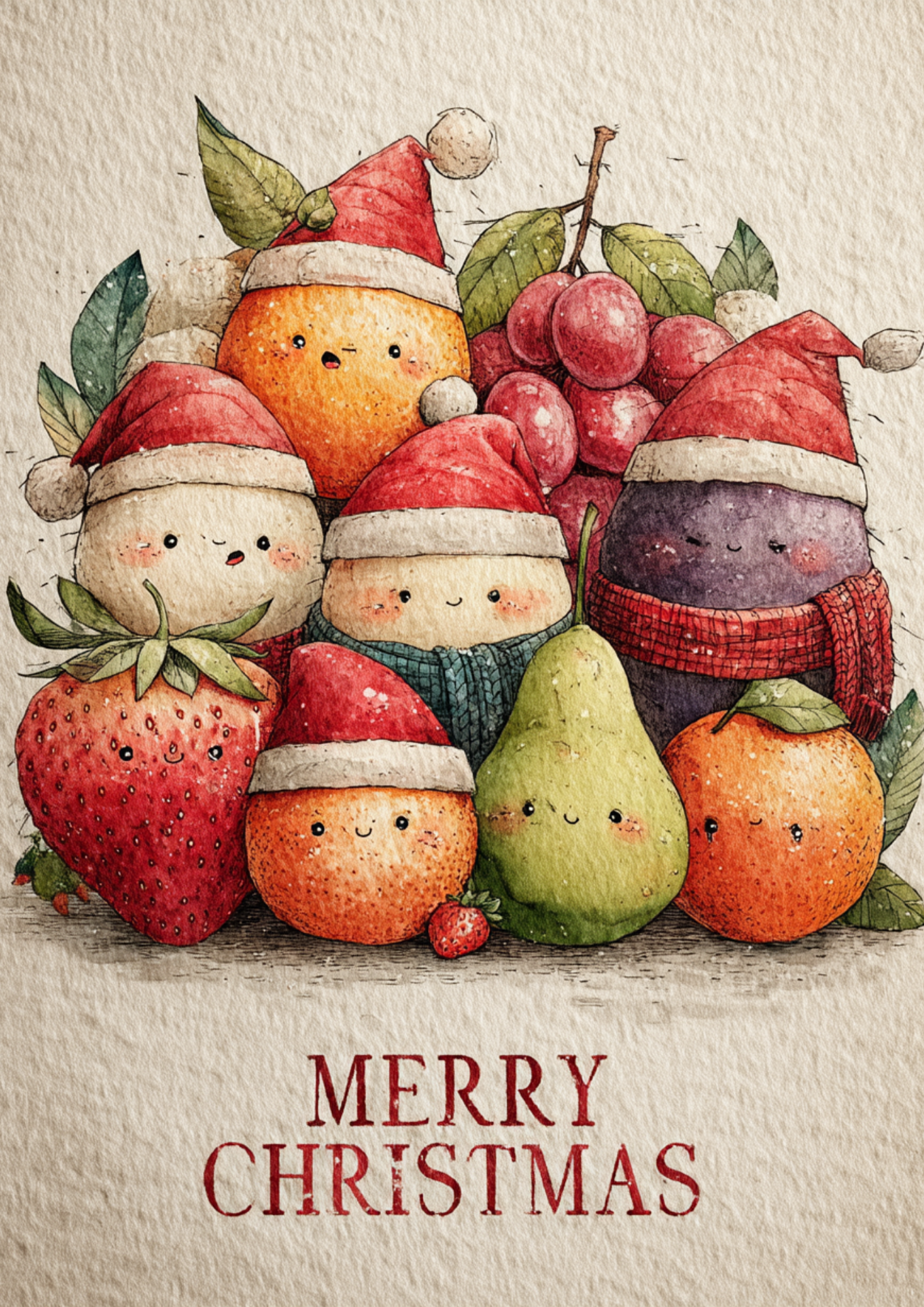 Rice Paper For Decoupage Christmas Fruit Full Cat. No. 5574