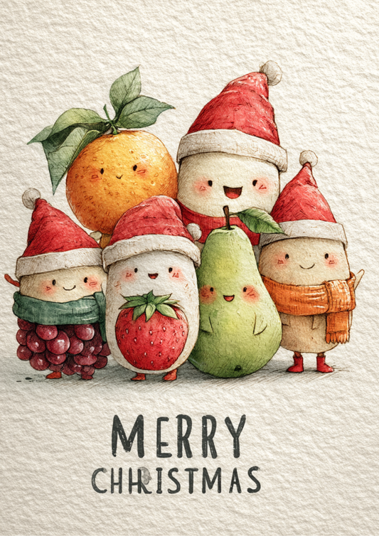 Rice Paper For Decoupage Christmas Fruit Full Cat. No. 5575