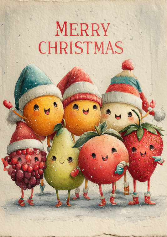 Rice Paper For Decoupage Christmas Fruit Full Cat. No. 5576