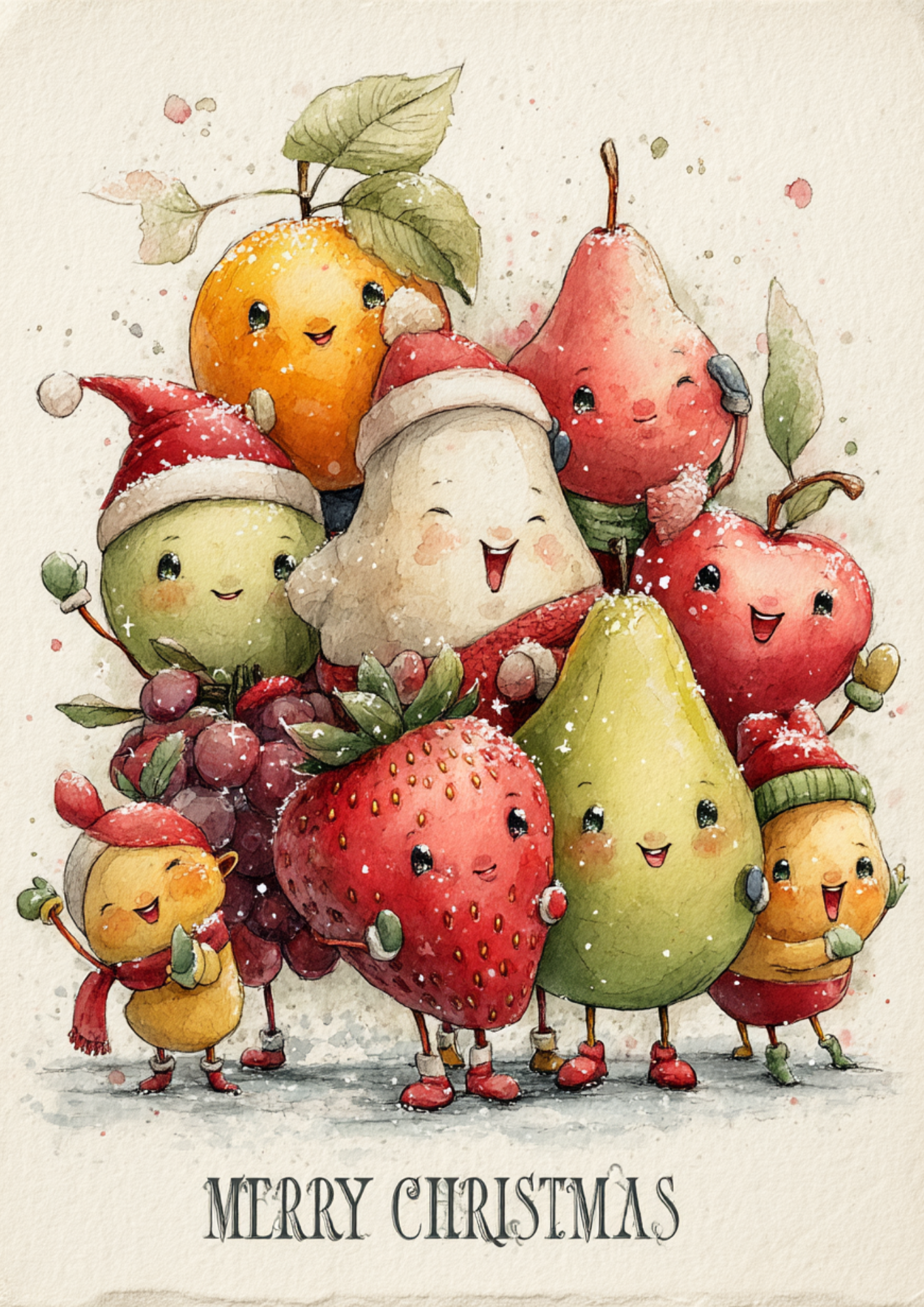 Rice Paper For Decoupage Christmas Fruit Full Cat. No. 5577