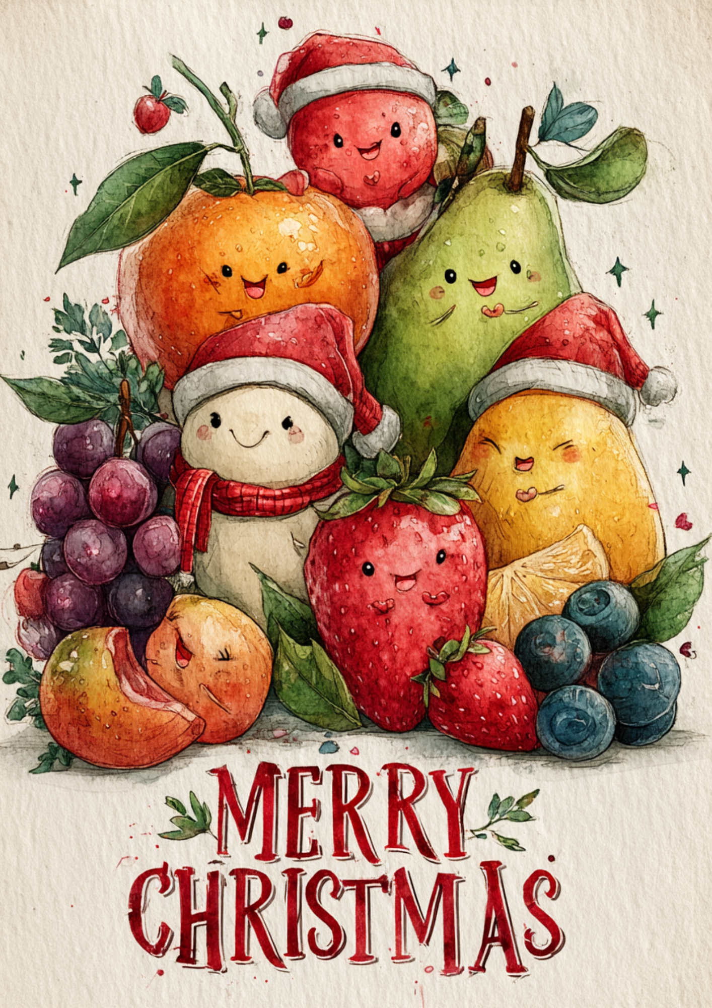 Rice Paper For Decoupage Christmas Fruit Full Cat. No. 5578