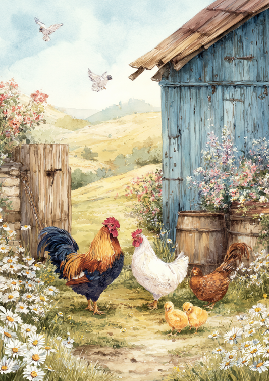Reispapier für Decoupage, Blumenhintergrund, vollständig, Kat. Nr. 4809