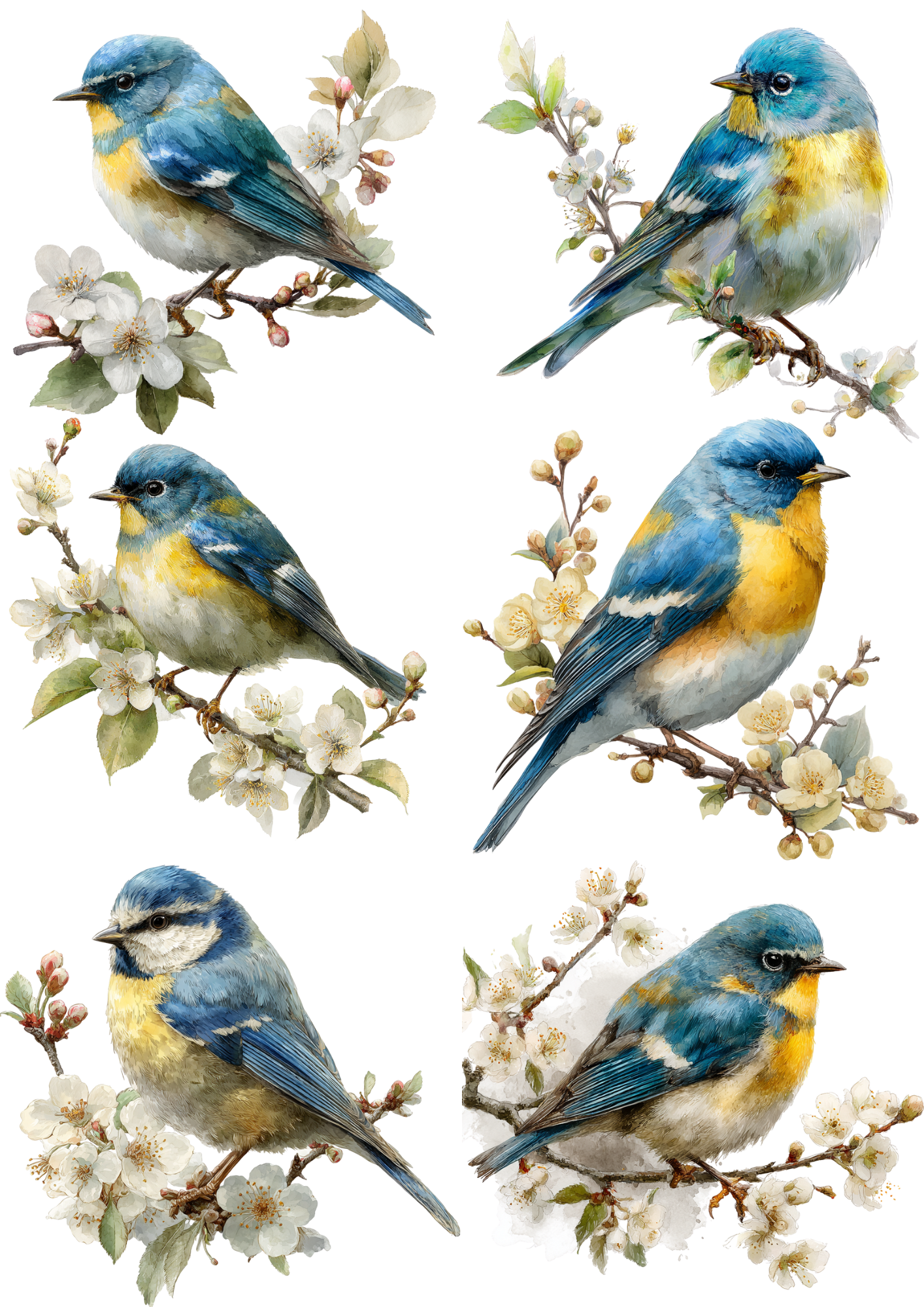 Reispapier für Decoupage, Blumenhintergrund, vollständig, Kat. Nr. 4809