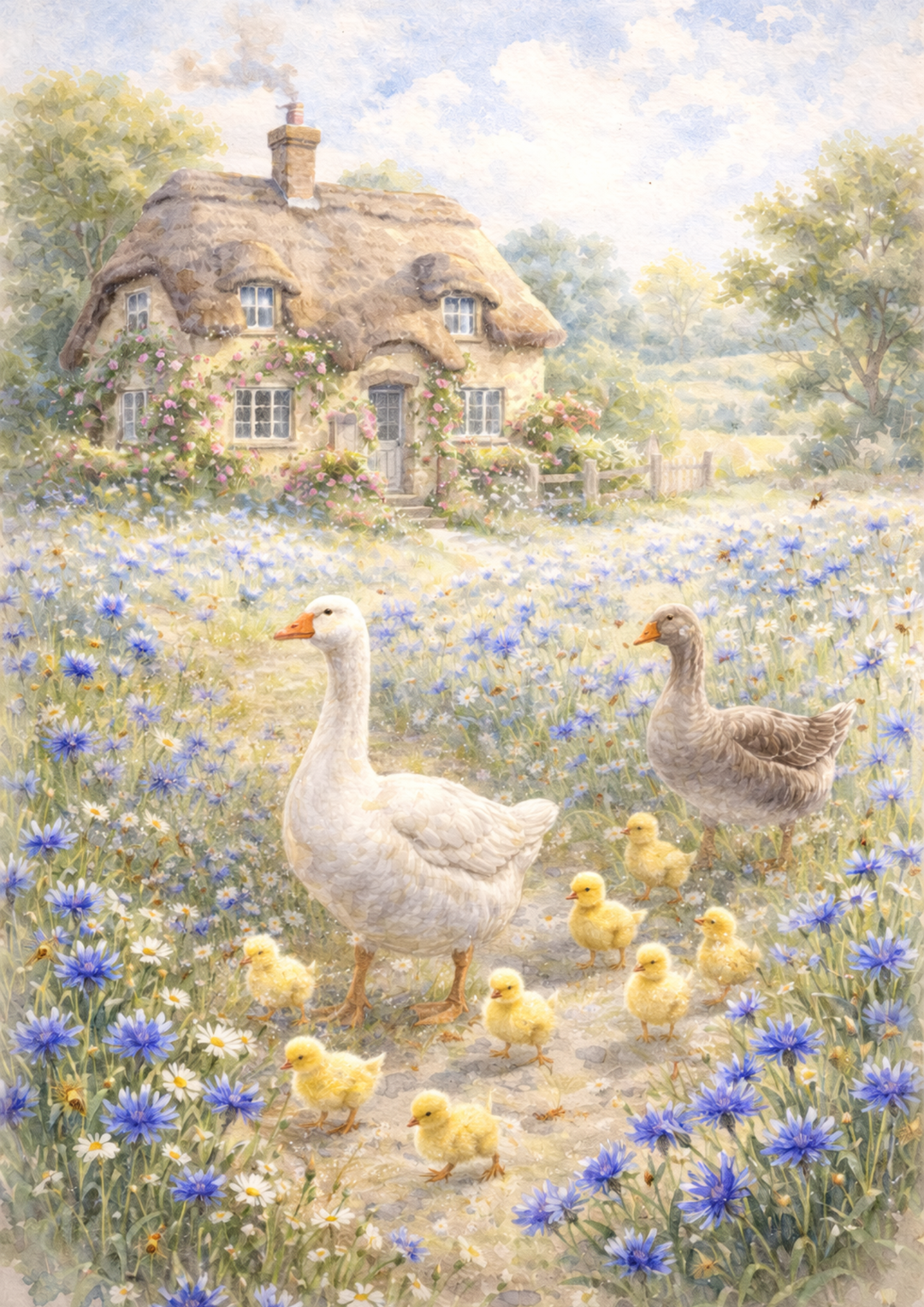 Reispapier für Decoupage, Blumenhintergrund, vollständig, Kat. Nr. 4809