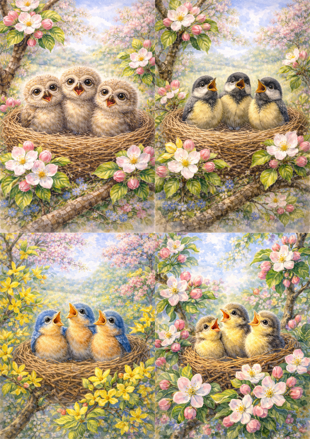 Reispapier für Decoupage, Blumenhintergrund, vollständig, Kat. Nr. 4809