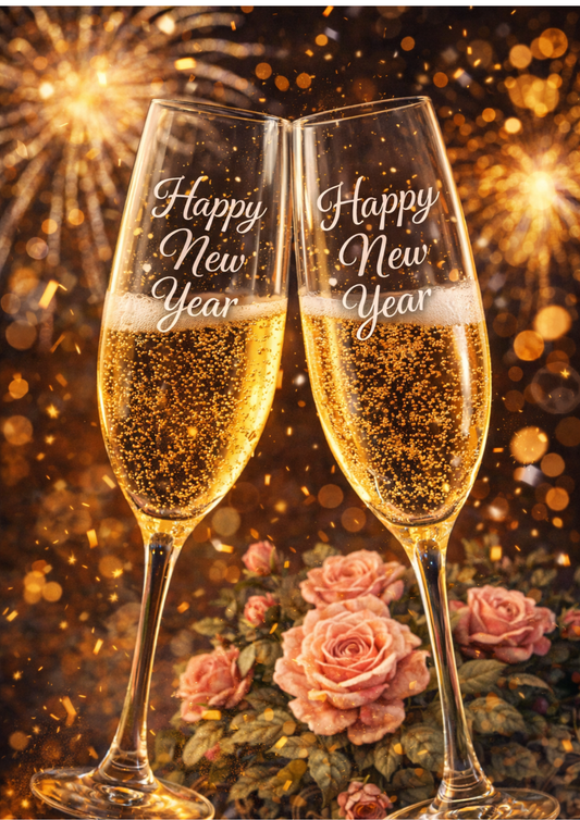 Rice Paper For Decoupage Champagne Glasses Full Cat. No. 5736