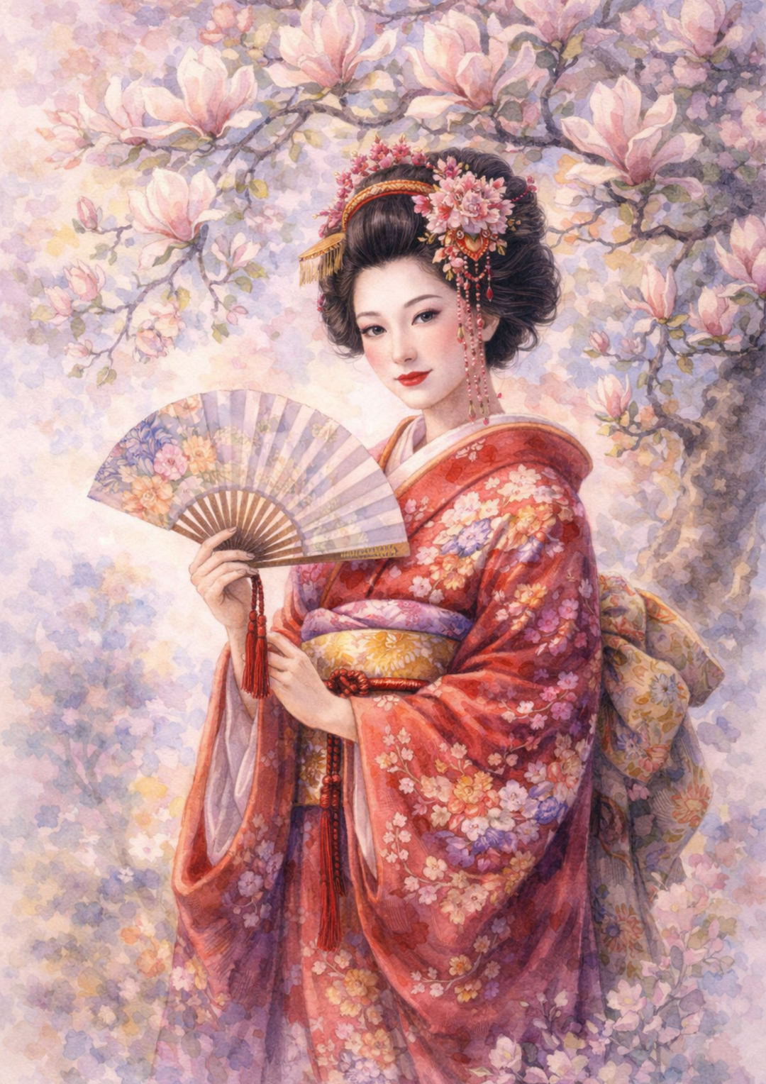Rice Paper For Decoupage Geisha Full Cat. No. 5753