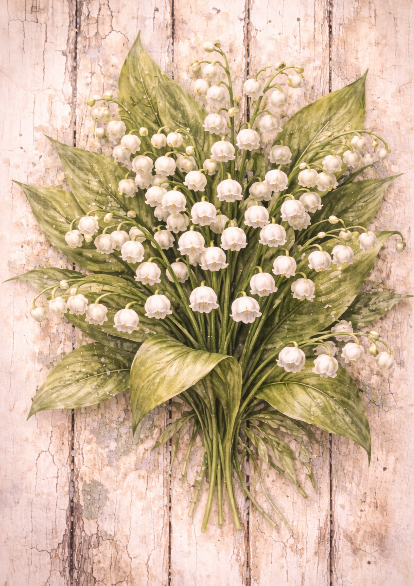 Rice Paper For Decoupage Lilies of the Valley Full Cat. No. 5758