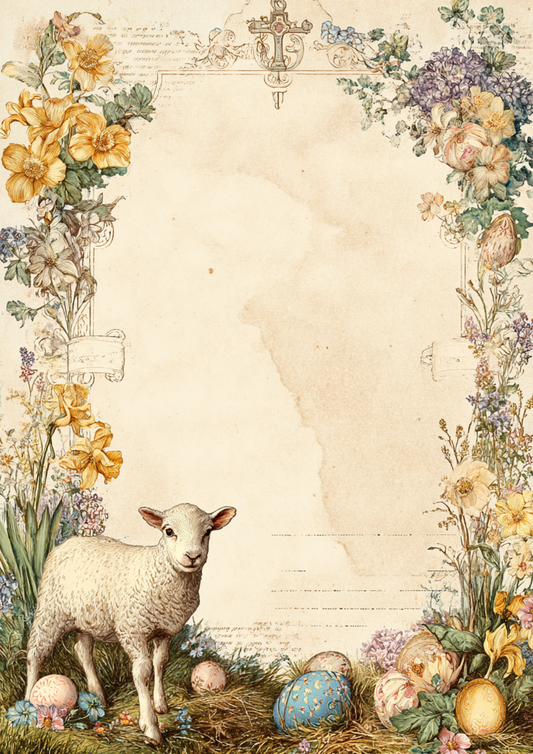 Reispapier für Decoupage, Blumenhintergrund, vollständig, Kat. Nr. 4809