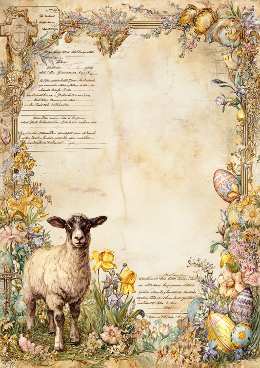 Reispapier für Decoupage, Blumenhintergrund, vollständig, Kat. Nr. 4809
