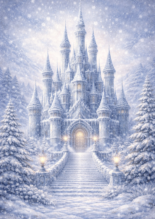 Rice Paper For Decoupage The Snow Queen's Palace Full Cat. No. 8353