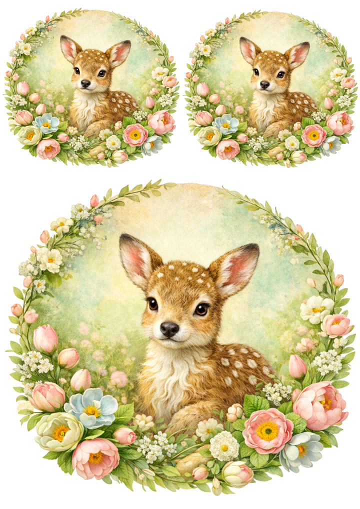 Reispapier für Decoupage, Blumenhintergrund, vollständig, Kat. Nr. 4809
