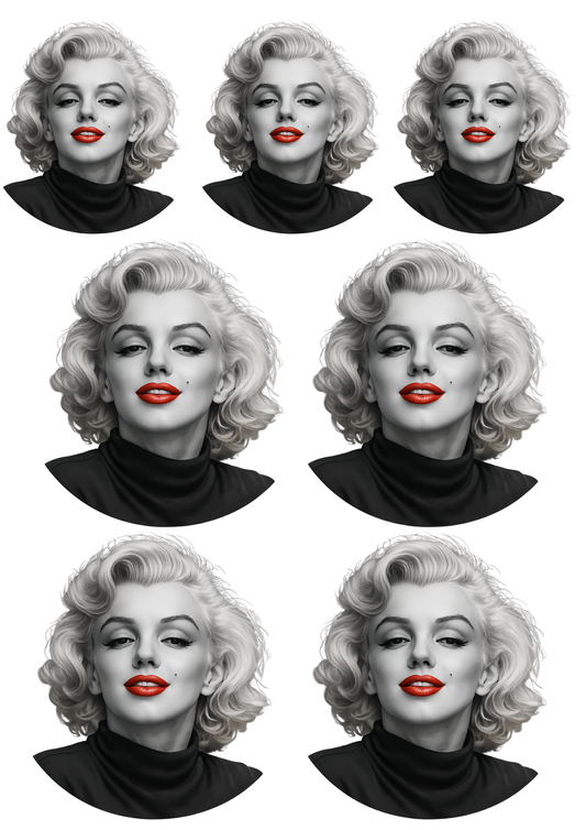 Rice Paper For Decoupage Marilyn Monroe Collage Cat. No. 8527