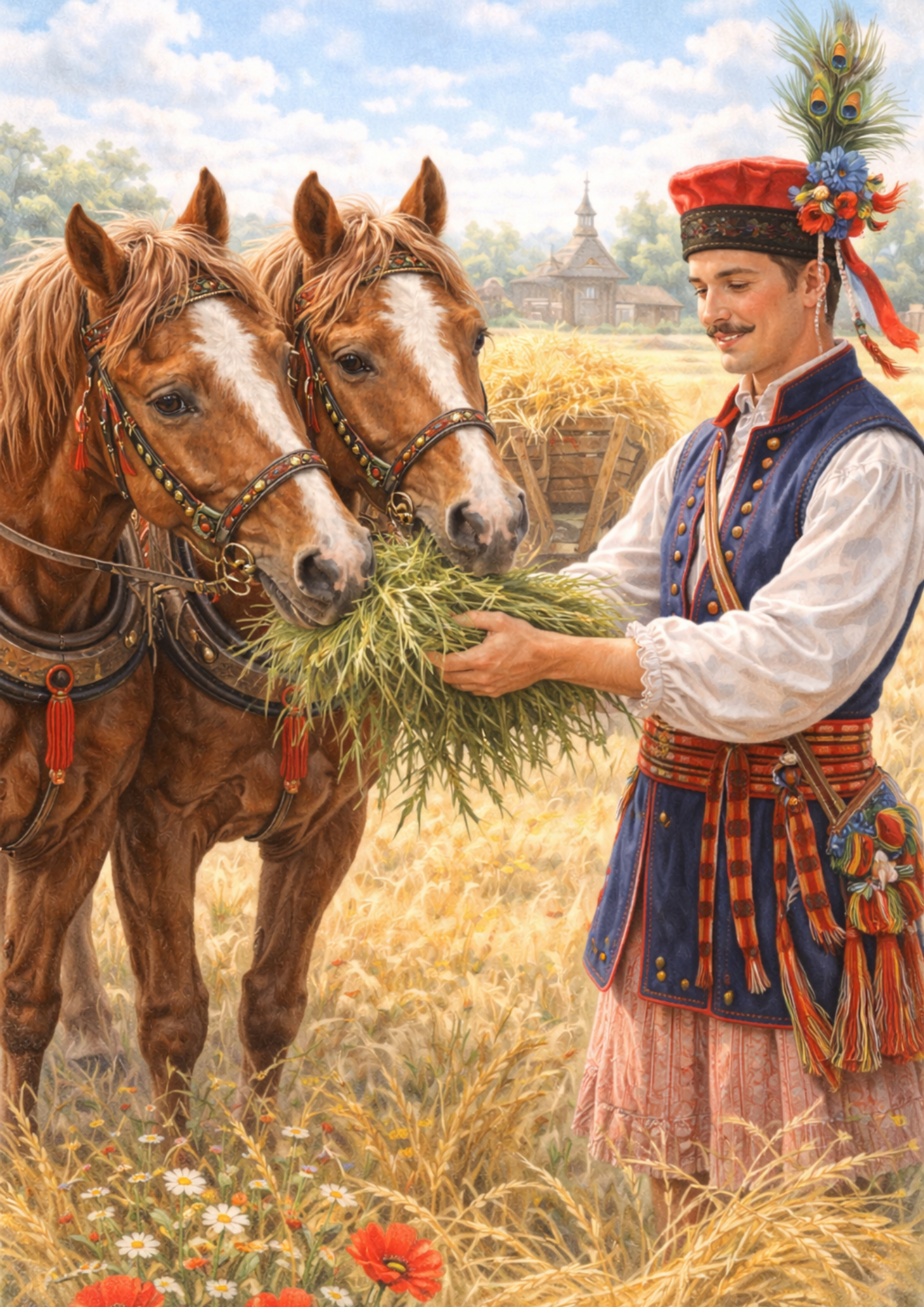 Rice Paper For Decoupage Man in Traditional Costume from Cracow Full  Cat. No. 8842