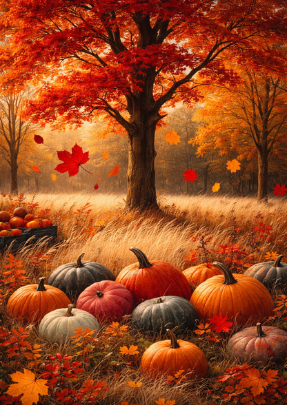 Rice Paper For Decoupage Autumn Tree Full Cat. No.9131