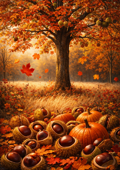 Rice Paper For Decoupage Autumn Tree Full Cat. No.9132